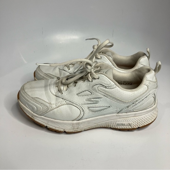 Skechers Go Run consistent white goga mat sneakers size 7 - Picture 8 of 12